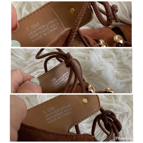 New Rebecca Minkoff Adiv Ghillie Cage Tan Sandal - Picture 8 of 8